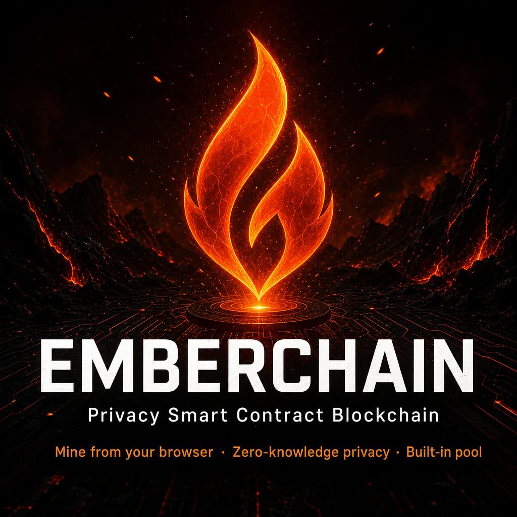 Emberchain — The World's First Privacy Smart Contract Blockchain